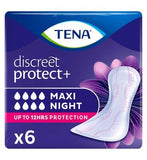 TENA Lady Maxi Night Incontinence Pads - 6 pack