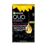 Garnier Olia Midnight 1.0 Deep Black No Ammonia Permanent Hair Dye