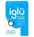 Iglü Mouth Ulcer Sugar Free Pastilles - 24 Pastilles