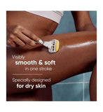 Gillette Venus Razor Blades, PRO ComfortGlide Coconut with Olay 5 blade Women’s Razor Blades X6