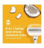 Gillette Venus Razor Blades, PRO ComfortGlide Coconut with Olay 5 blade Women’s Razor Blades X6