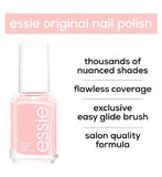 Essie Nail Polish 14 Fiji Creamy Pale Pastel Pink Colour, Original High Shine and High Coverage Nail Polish 13.5 ml