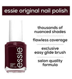 Essie Nail Polish 45 Sole Mate Deep Plum Colour, Original High Shine and High Coverage Nail Polish 13.5 ml