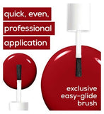 Essie Nail Polish 56 Fishnet Stockings Dark Red Opaque Colour, Original High Shine and High Coverage Nail Polish 13.5 ml