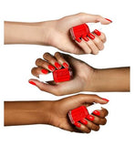 Essie Nail Polish 63 Too Too Hot Rich Sizzling Red Colour, Original High Shine and High Coverage Nail Polish 13.5 ml