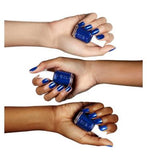 Essie Nail Polish 92 Aruba Blue Royal Colbolt Shimmer Blue, Original High Shine and High Coverage Nail Polish 13.5 ml