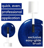 Essie Nail Polish 92 Aruba Blue Royal Colbolt Shimmer Blue, Original High Shine and High Coverage Nail Polish 13.5 ml