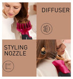 Panasonic Healthy Shine Protection Hair Dryer for Frizz-Free, Shiny Hair & Fast, EH-NA65 with Nanoe™ Technology (Pink)