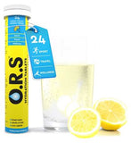 O.R.S Hydration, Lemon Electrolyte Tablets For Everyday Hydration And Wellness - 24 Tablets
