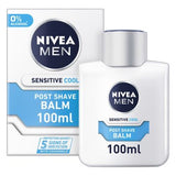 NIVEA MEN Sensitive Cooling Post Shave Balm with 0% Alcohol, 100ml