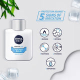 NIVEA MEN Sensitive Cooling Post Shave Balm with 0% Alcohol, 100ml