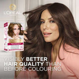L’Oréal Paris Excellence Crème Permanent Hair Dye, Up to 100% Grey Hair Coverage, 5.3 Natural Golden Brown