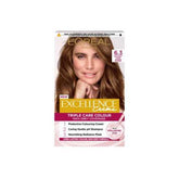 L’Oréal Paris Excellence Crème Permanent Hair Dye, Up to 100% Grey Hair Coverage, 6.3 Natural Light Golden Brown
