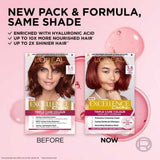L’Oréal Paris Excellence Crème Permanent Hair Dye, Up to 100% Grey Hair Coverage, 5.6 Natural Rich Auburn