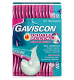 Gaviscon Double Action Heartburn & Indigestion Mint Flavour Sachets 12x10ml