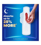 Always FlexProtect Sanitary Pads, Size 3 Night Wings, Unscented, 10 Pads