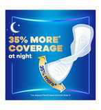 Always FlexProtect Sanitary Pads, Size 3 Night Wings, Unscented, 10 Pads