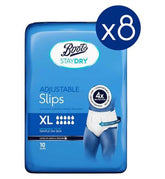 Boots StayDry Slips XL - 80 Pairs (8 Pack Bundle)