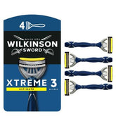 Wilkinson Sword Xtreme 3 Ultimate Men's Disposable Razors x 4, Men's Razor for Routine Shaving