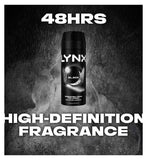 Lynx Black Deodorant Body Spray 150ml