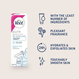 Veet Pure Hair Removal Cream Bikini Underarm Sensitive - 100ml
