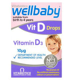 Vitabiotics Wellbaby Vit D Drops 10 µg 30ml