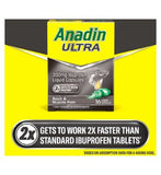 Anadin Ultra 200mg Ibuprofen - 16 Liquid Capsules