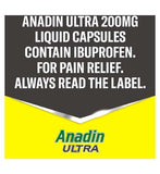 Anadin Ultra 200mg Ibuprofen - 16 Liquid Capsules