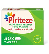 Piriteze Antihistamine Allergy Relief Tablets, Cetirizine – Pack of 30