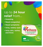 Piriteze Antihistamine Allergy Relief Tablets, Cetirizine – Pack of 30