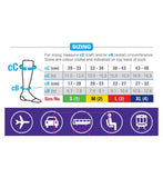 Neo G Travel and Flight Compression Socks Medium Black