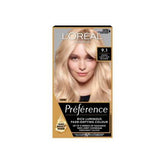 L’Oréal Paris Preference Permanent Hair Dye, Luminous Colour, Light Ash Blonde 9.1