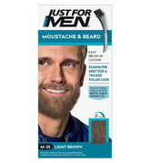 Just For Men Moustache & Beard Brush-In Colour Gel, Light Brown