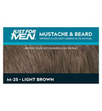 Just For Men Moustache & Beard Brush-In Colour Gel, Light Brown