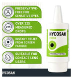 Hycosan Fresh - Eye Drops with Hyaluronic Acid for Soothing Relief of Mild Dry Eyes and Irritated or Red Eyes from Screen Use