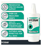 Hycosan Plus - Dry Eye Drops with Hyaluronic Acid and Dexpanthenol - Healing Support for Eyes Recovering from Injury or Surgery