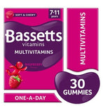 Bassetts Multivitamins Raspberry Flavour Soft & Chewies 7-11 Years - 30