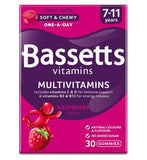 Bassetts Multivitamins Raspberry Flavour Soft & Chewies 7-11 Years - 30