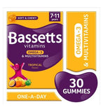 Bassetts Multivitamins Tropical Flavour Soft & Chewies 7-11 Years - 30