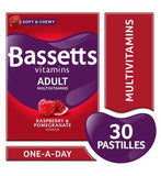 Bassetts Adult Multivitamins Raspberry & Pomegranate Flavour 30 Pastilles