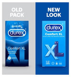 Durex XL Comfort Condoms - 12 Pack