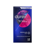 Durex Mutual Climax Condoms Silicone Lube - Regular Fit - 12 pack