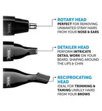 Wahl Trimmer Kit Rechargeable Ear, Nose and Eyebrow