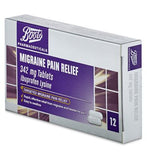 Boots Migraine Pain Relief 342mg Tablets - 12 Tablets
