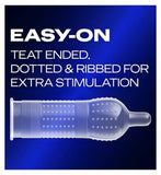 Durex Intense Ribbed & Dotted Condoms with Lubricant - 12 Pack