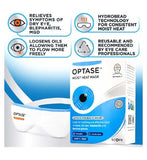 Optase Moist Heat Mask - Reusable Eye Mask with HydroBead Technology for Soothing Relief of Dry Eye, Blepharitis and MGD