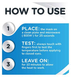 Optase Moist Heat Mask - Reusable Eye Mask with HydroBead Technology for Soothing Relief of Dry Eye, Blepharitis and MGD