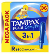Tampax Pearl Compak Regular Tampons Applicator 36X