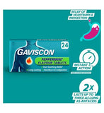 Gaviscon Heartburn & Indigestion Relief Tablets Peppermint Flavour Tablets x24