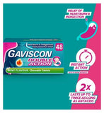 Gaviscon Double Action Mint Flavour Tablets - 48 Tablets